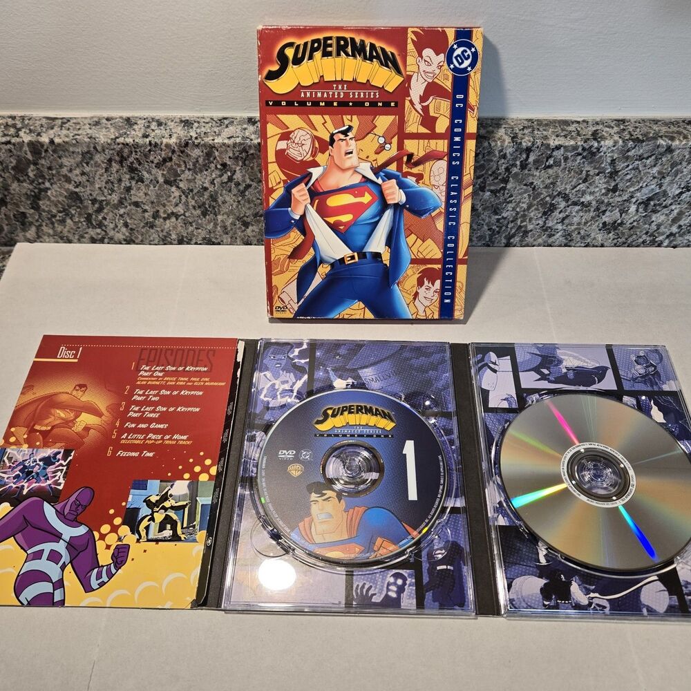 Superman: The Animated Series - DVD Set Volumes 1, 2, & 3 (DC Comics Classic) - Picture 9 of 16